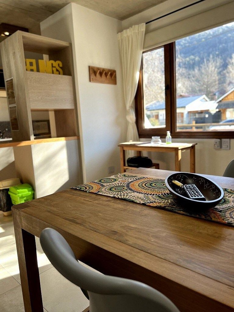 Monoambiente moderno con pileta climatizada