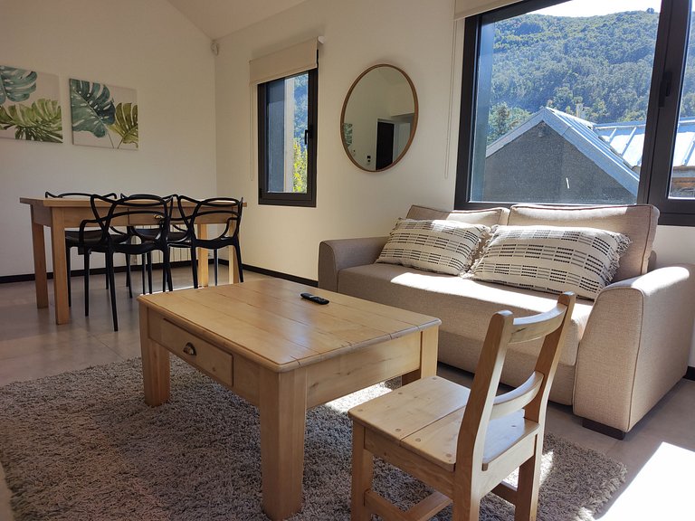 Alquiler moderno departamento centro san martin de los andes