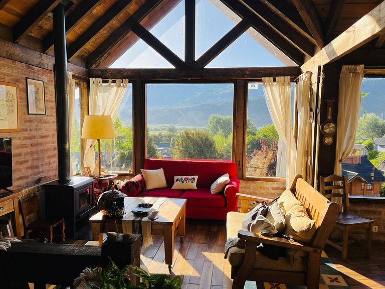 Casa para 6 con muy lindas vistas a Chapelco