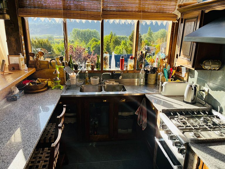 Casa para 6 con muy lindas vistas a Chapelco