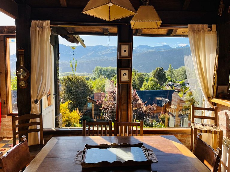 Casa para 6 con muy lindas vistas a Chapelco
