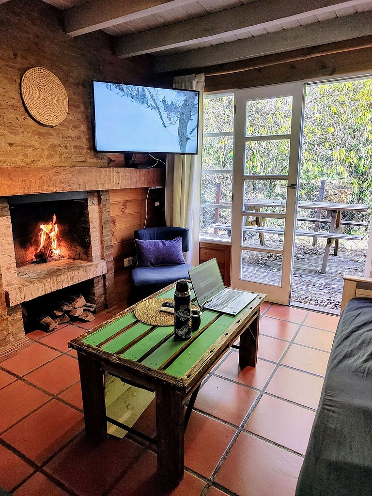 Cabaña soñada sobre el arroyo con dos dormitorios