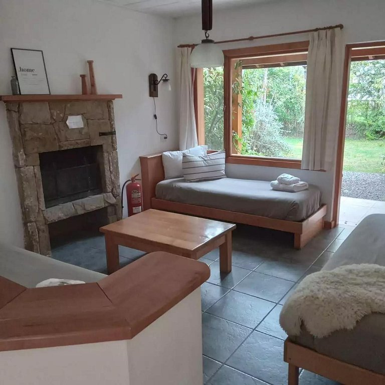 Cabañas con pileta climatizada junto al río
