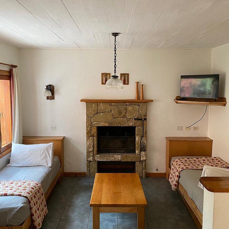 Cabañas con pileta climatizada junto al río