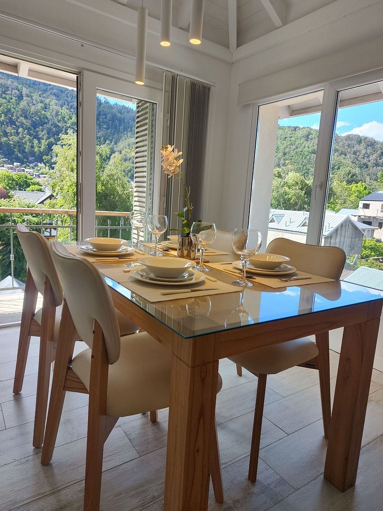 Depto Moderno con vista a C. Curruhuinca + parking