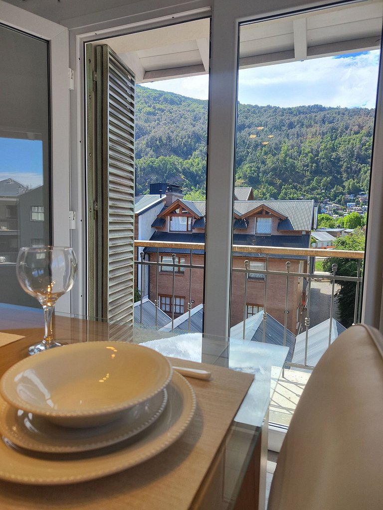 Depto Moderno con vista a C. Curruhuinca + parking