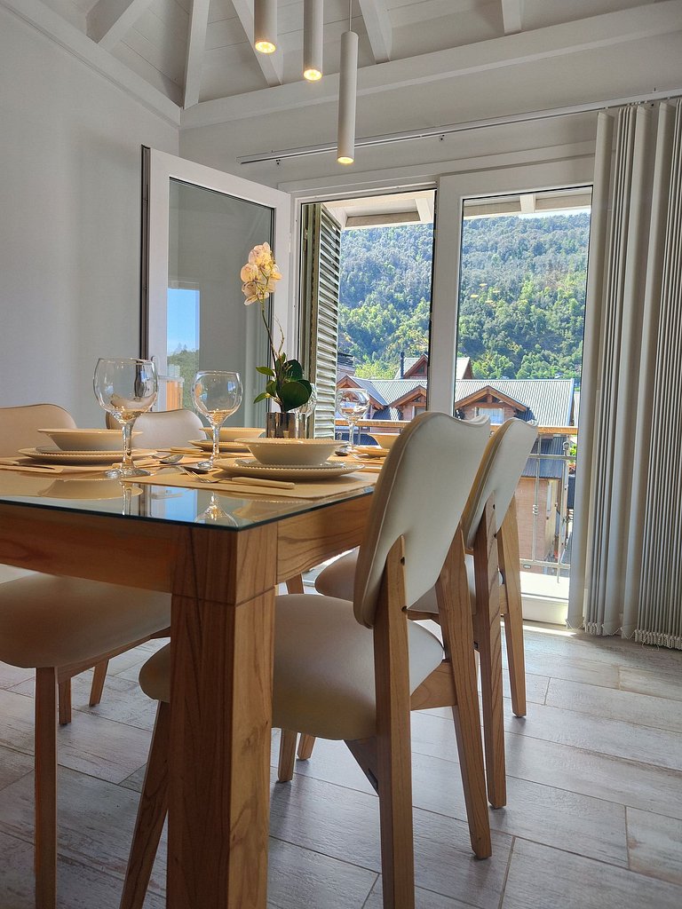 Depto Moderno con vista a C. Curruhuinca + parking