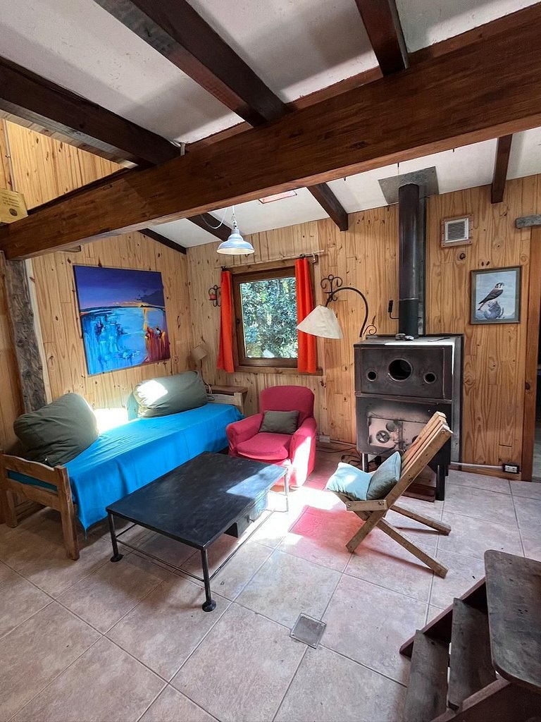 Cabaña a 3 cuadras del Lago Lolog