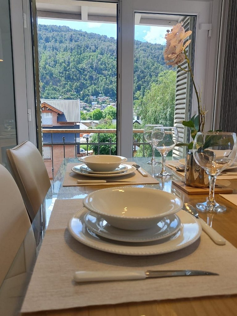 Depto Moderno con vista a C. Curruhuinca + parking