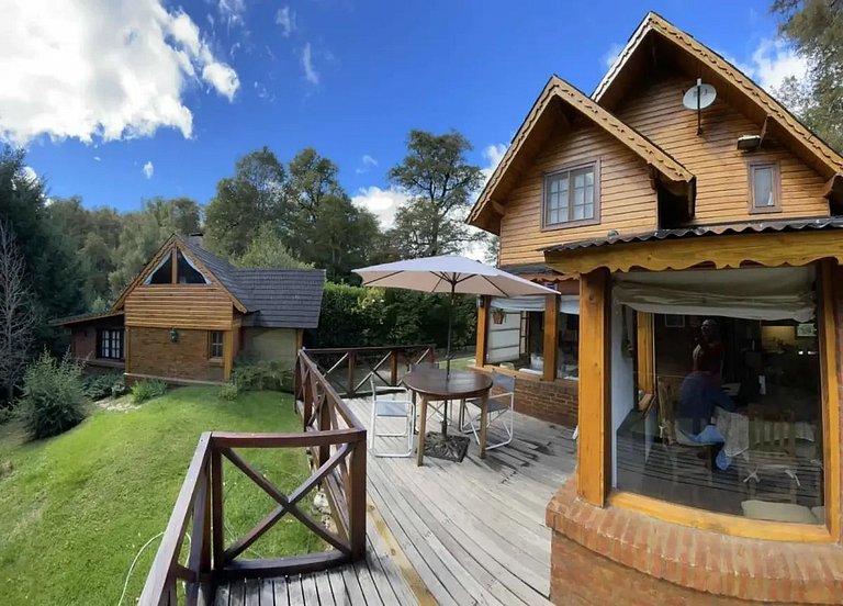 Alquiler cabaña en San Martín de los Andes con jardín