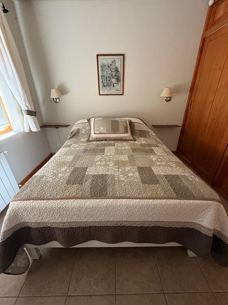 Departamento con pileta climatizada para 2