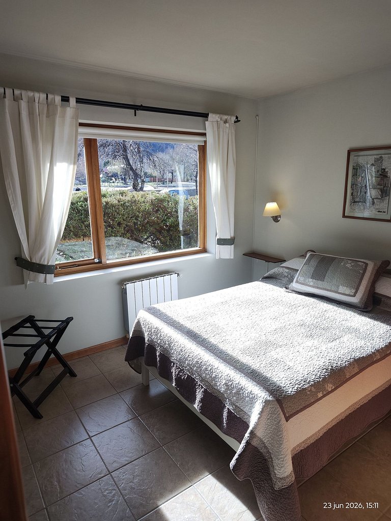 Departamento con pileta climatizada para 2