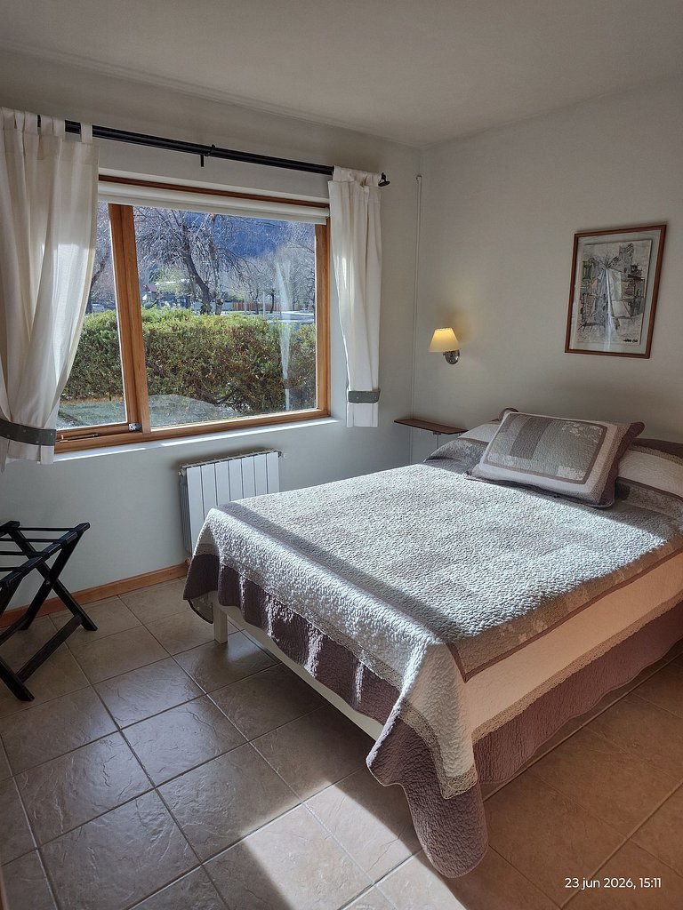 Departamento con pileta climatizada para 2