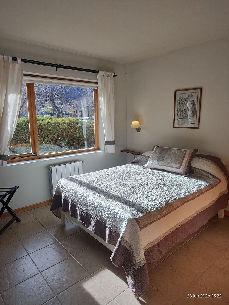 Departamento con pileta climatizada para 2